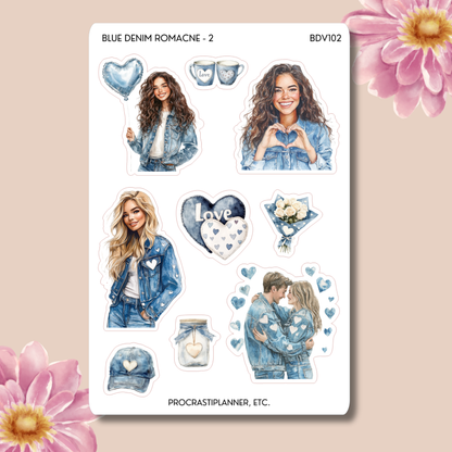 Blue Denim Romance Deco