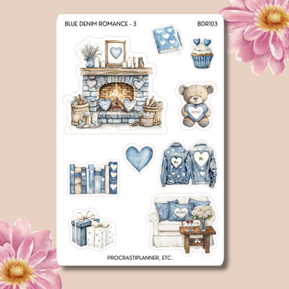 Blue Denim Romance Deco