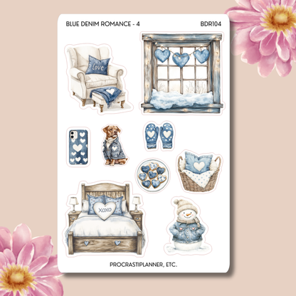 Blue Denim Romance Deco
