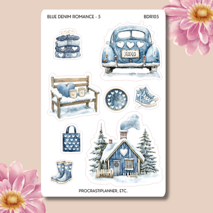 Blue Denim Romance Deco