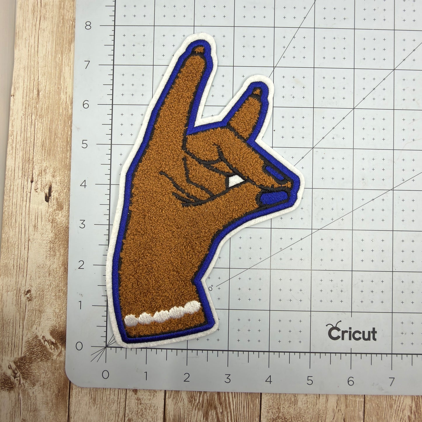 Dove In Flight/Kitty Chenille Iron On Patch