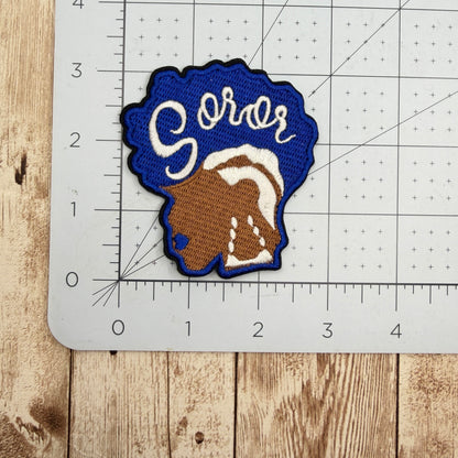 Soror Mohawk Iron On Patch