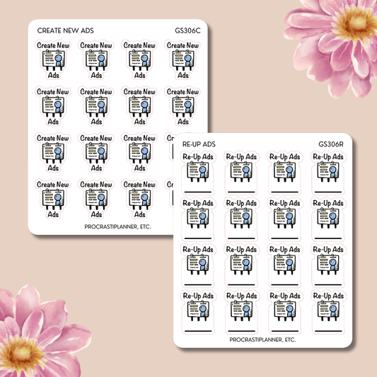 Create New Ads/Re-Up Ads