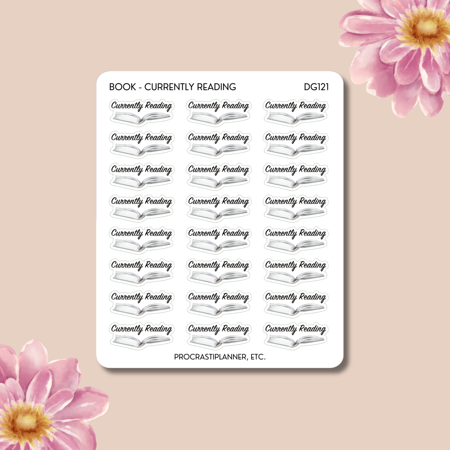 Currently Reading with Book Deco