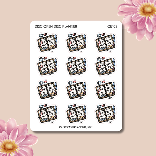 Open Face Disc Planner