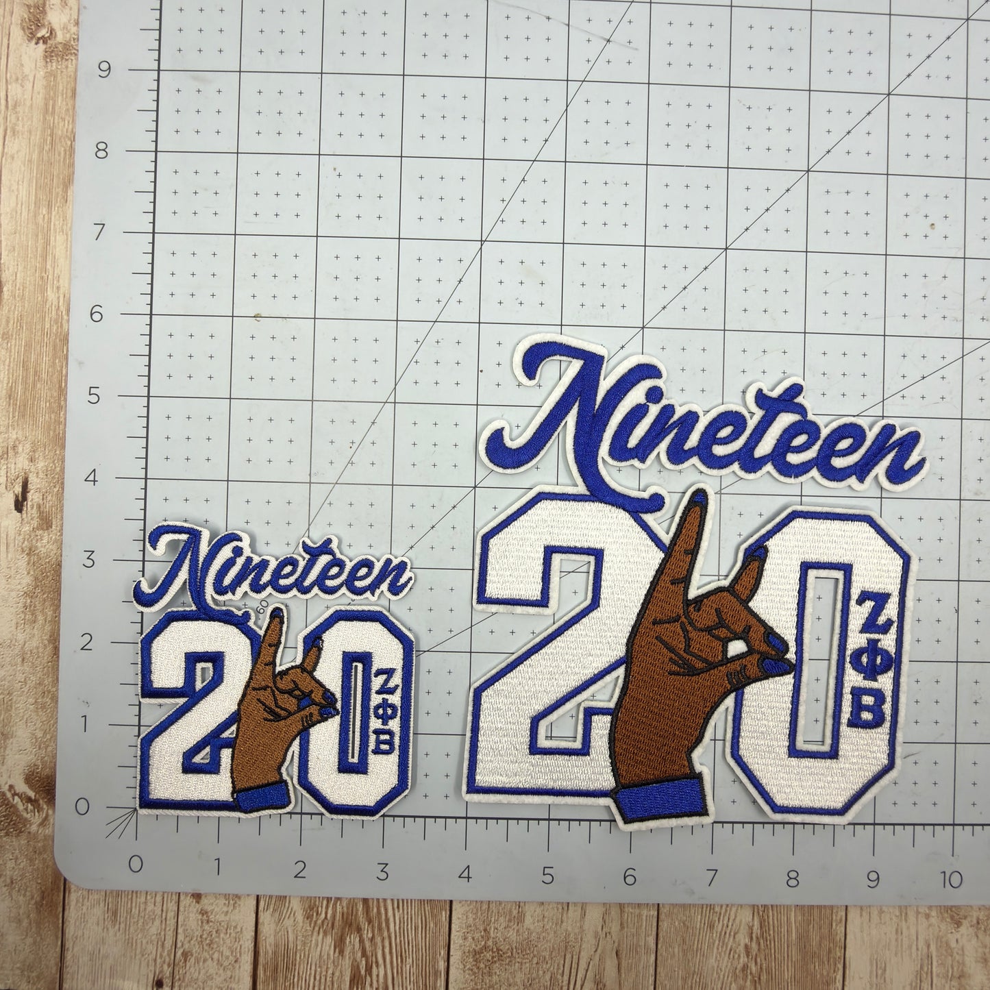 20 with Dove  Iron On Patch