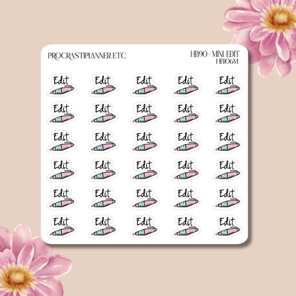 HB90 Method - Edit Planner Stickers