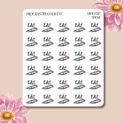 HB90 Method - Edit Planner Stickers