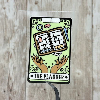 The Planner Tarot UVDTF Decal