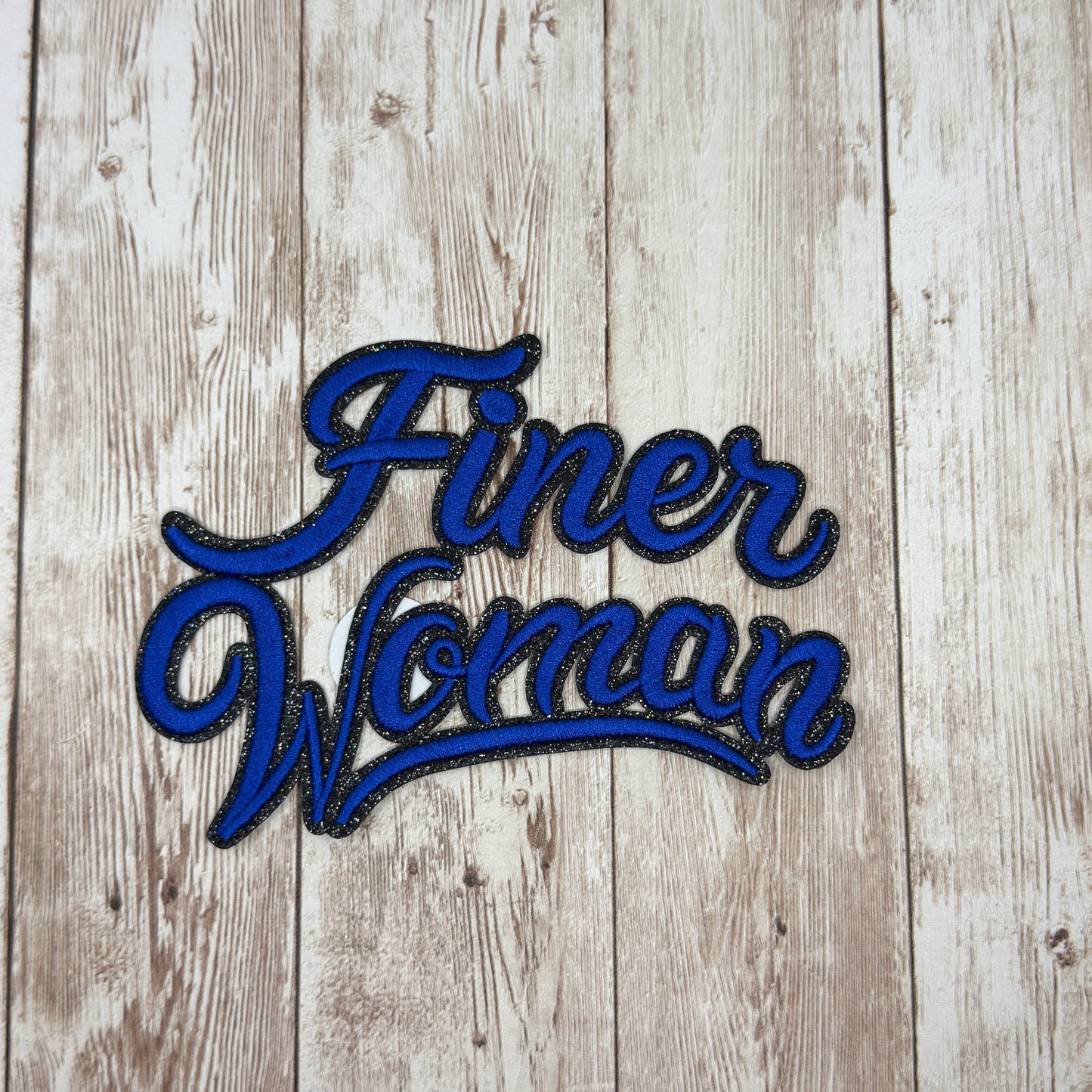 Finer Woman Iron On Patch