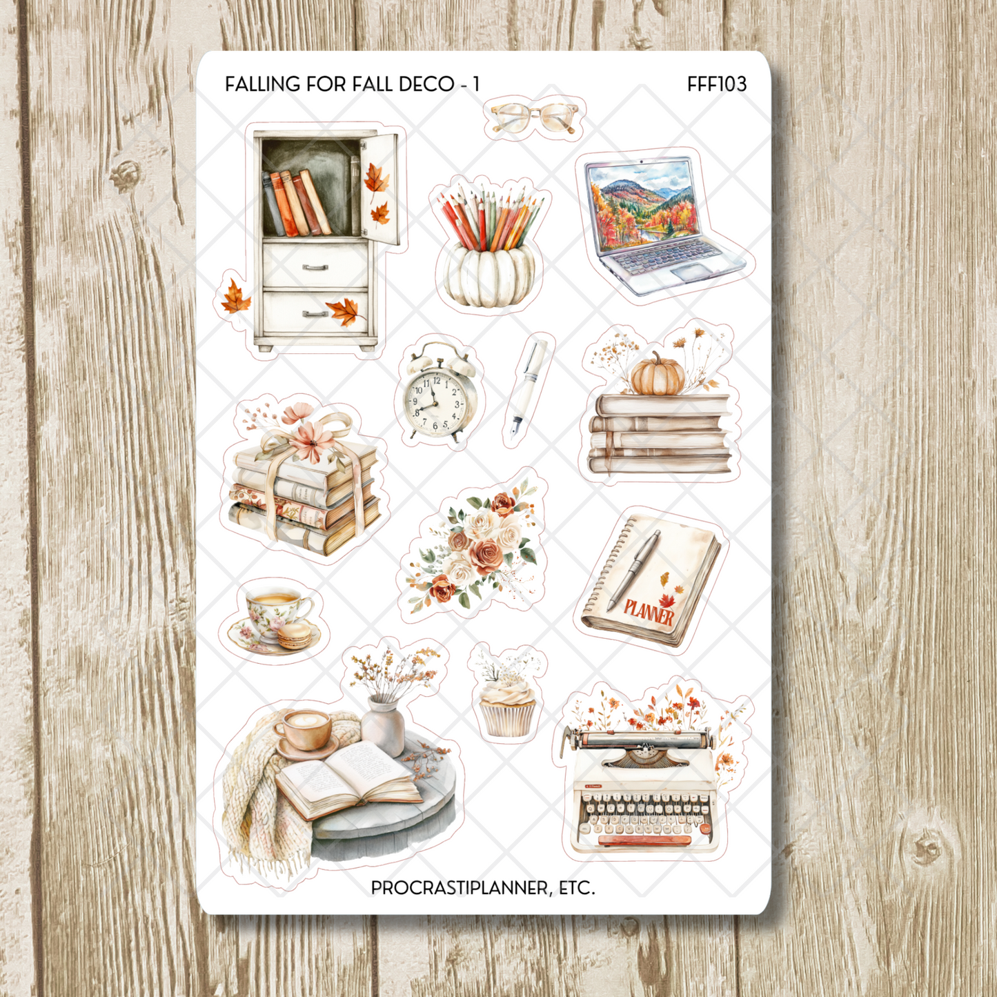 Falling for Fall Deco Planner Stickers