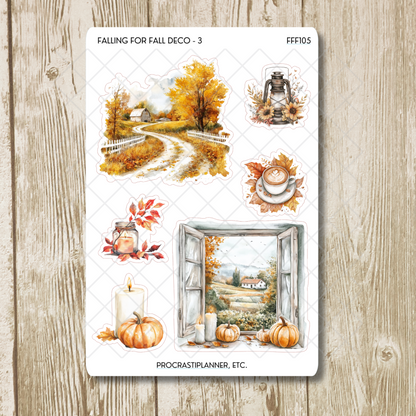 Falling for Fall Deco Planner Stickers