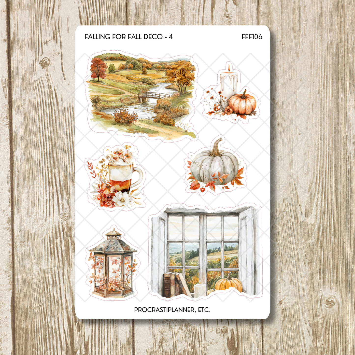 Falling for Fall Deco Planner Stickers