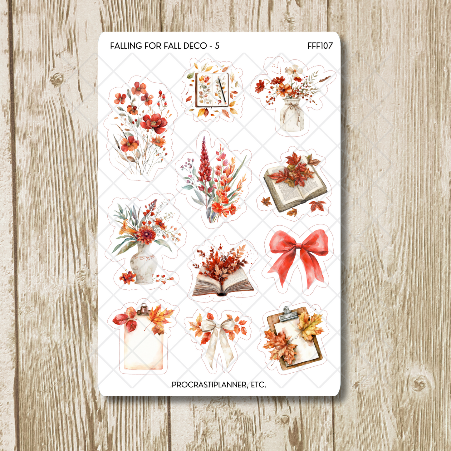 Falling for Fall Deco Planner Stickers