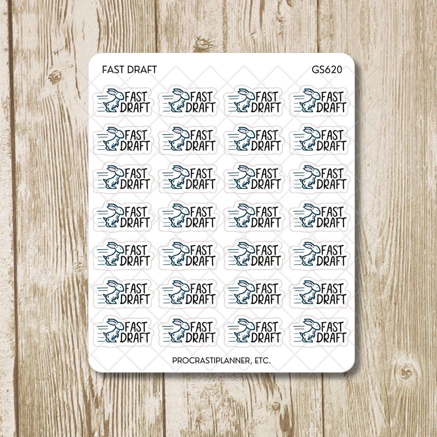 Fast Draft Writer Planner Stickers