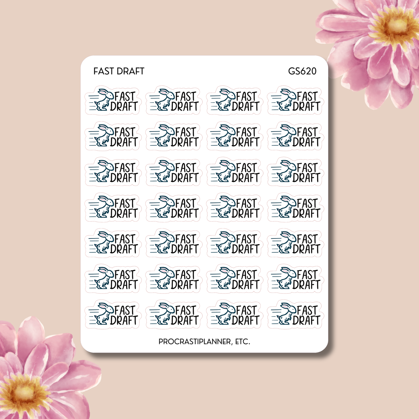 Fast Draft Writer Planner Stickers