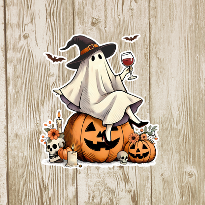 Fall Ghosts Halloween Planner Stickers