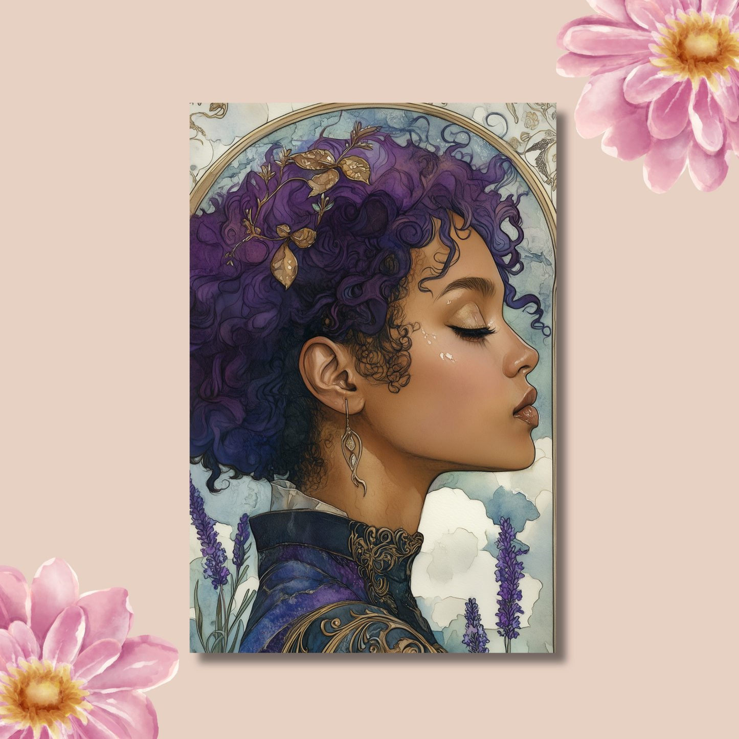 "I Am the Storm" | 4x6 Colorful Kindle Case Inserts | Photo Paper or Laminated