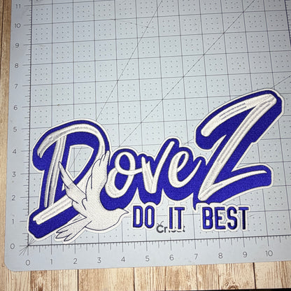 DoveZ Do It Best Iron On Patch -  2 Sizes