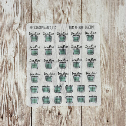 Special Edition HB90 Method Washi Planner Stickers - Final Sale
