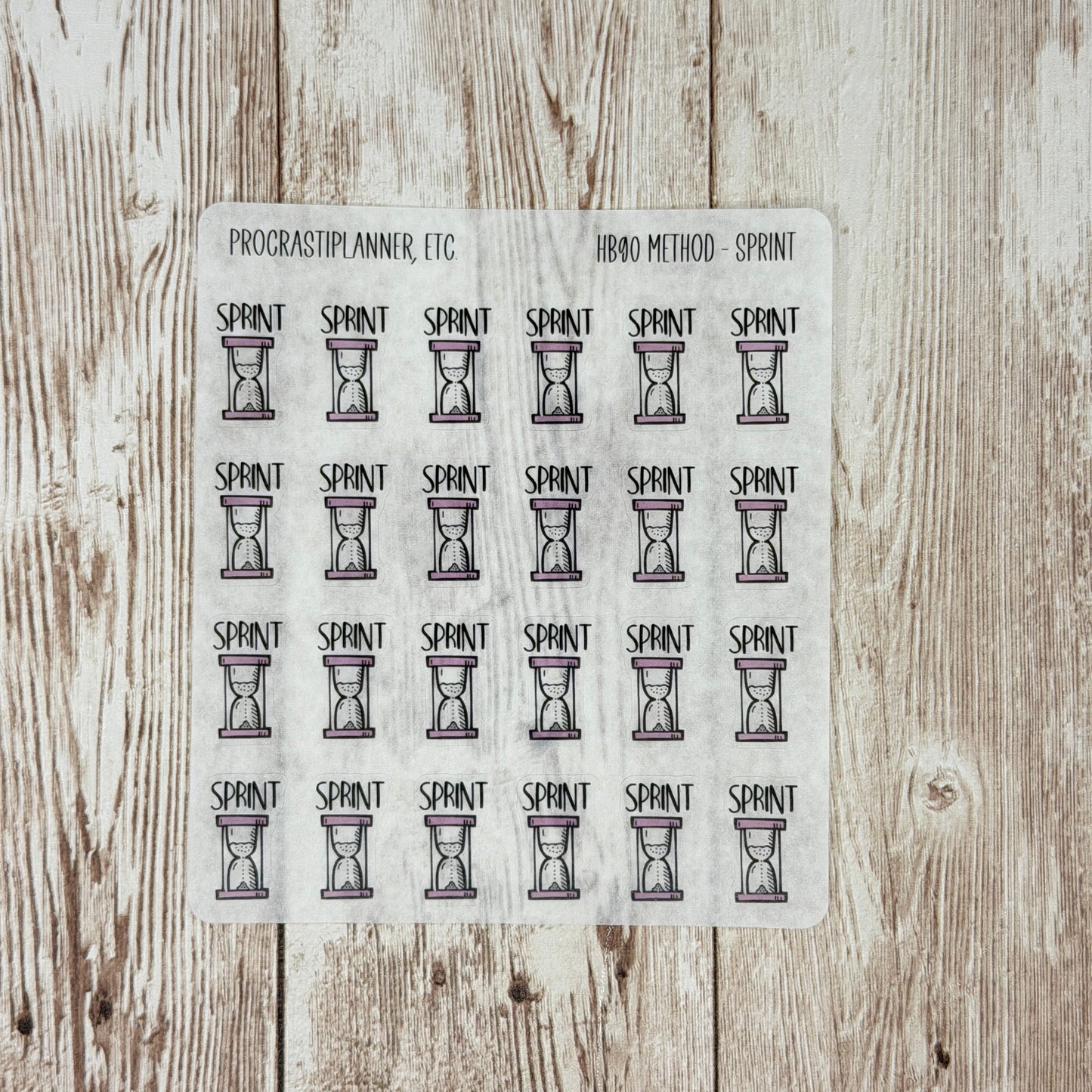 Special Edition HB90 Method Washi Planner Stickers - Final Sale