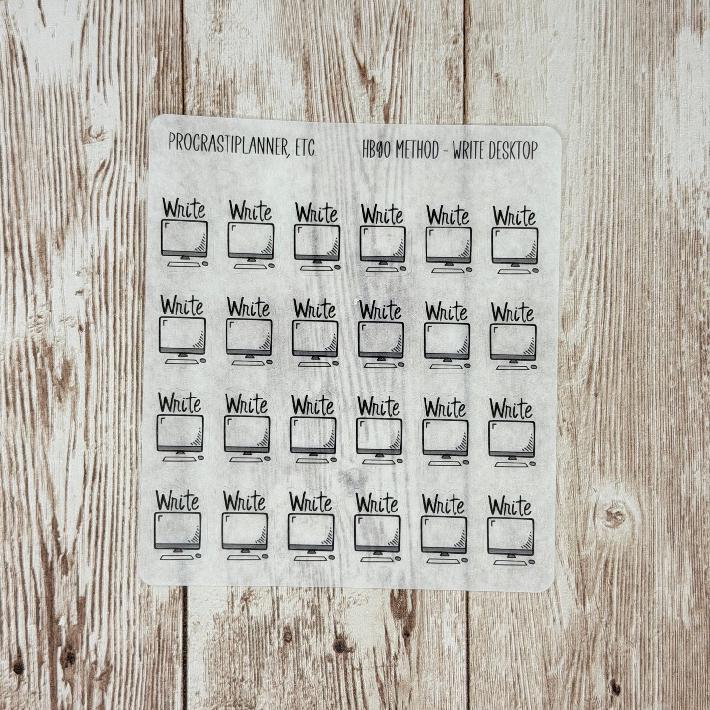 Special Edition HB90 Method Washi Planner Stickers - Final Sale