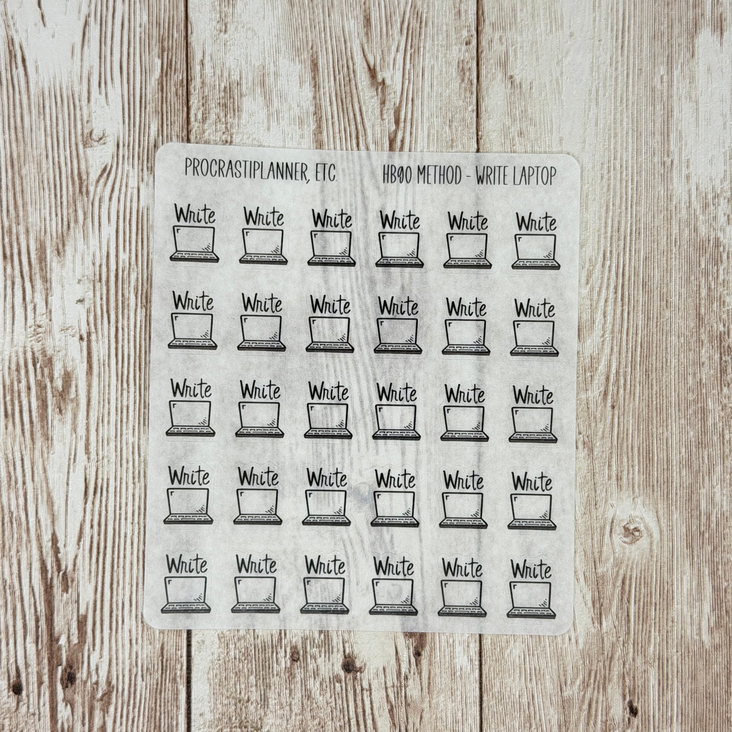 Special Edition HB90 Method Washi Planner Stickers - Final Sale