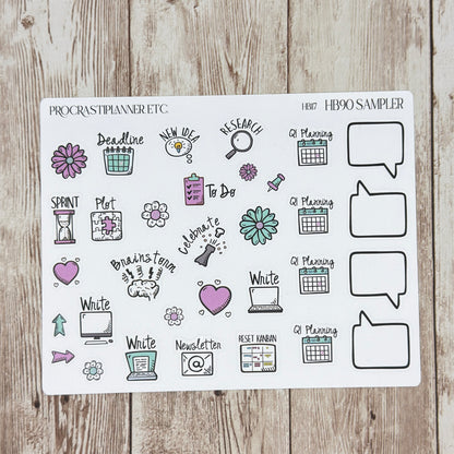 HB90 Planner Sticker Misprints