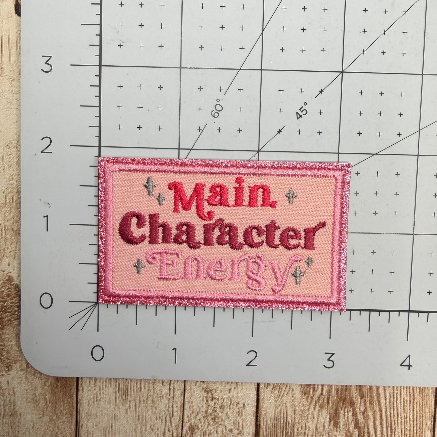 Main Character Energy Iron-on Patch