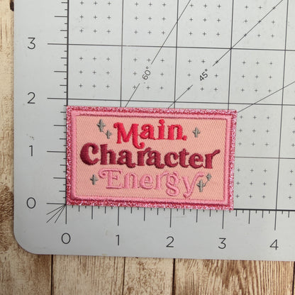 Main Character Energy Iron-on Patch