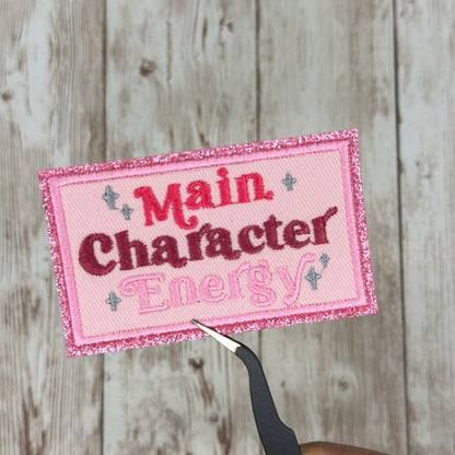 Main Character Energy Iron-on Patch