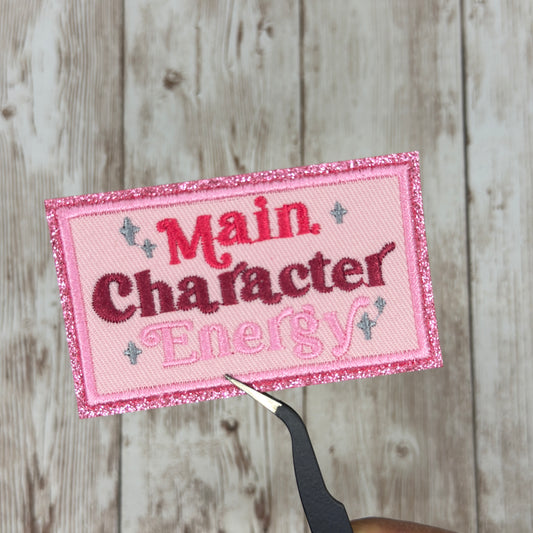 Main Character Energy Iron-on Patch