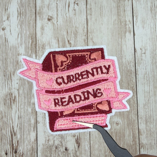 Currently Reading Iron-on Patch