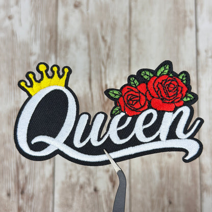 Queen Iron On Patch