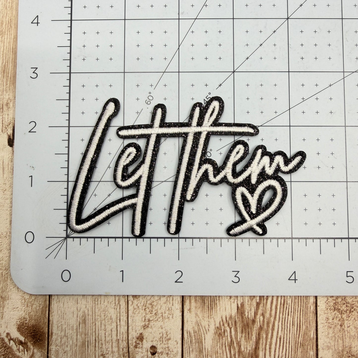 Let Them Iron On Patch