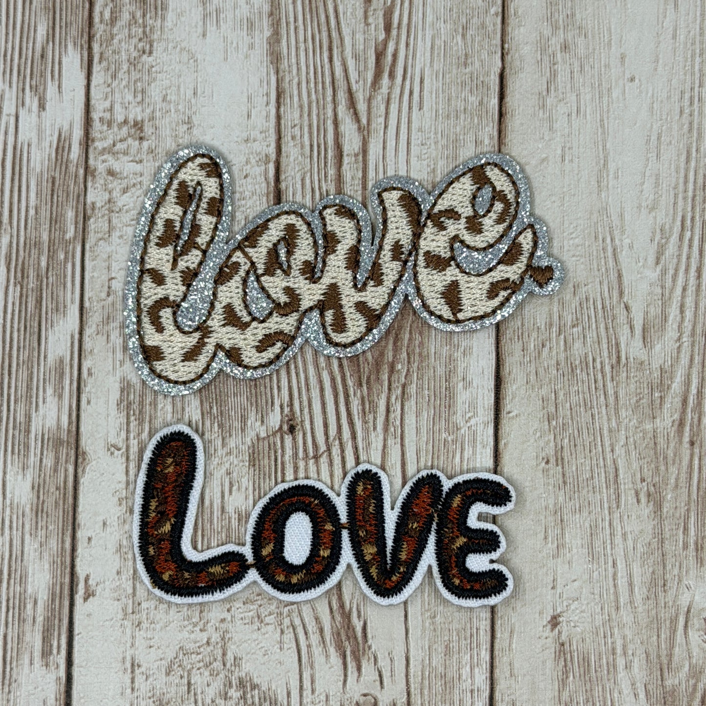 Love Iron On Patch - Two Styles