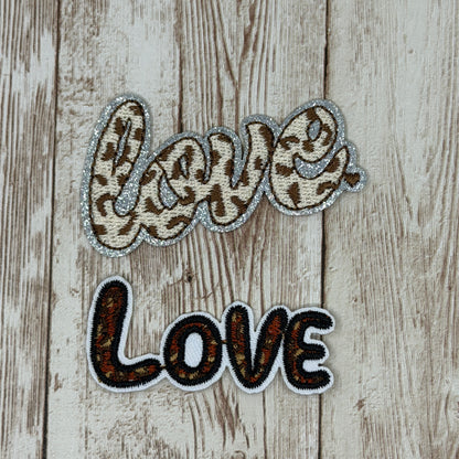 Love Iron On Patch - Two Styles