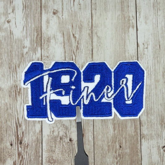 1920 Finer Iron On Patch