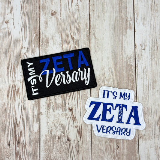 It’s My ZETAversary Iron On Patch - Multiple Styles