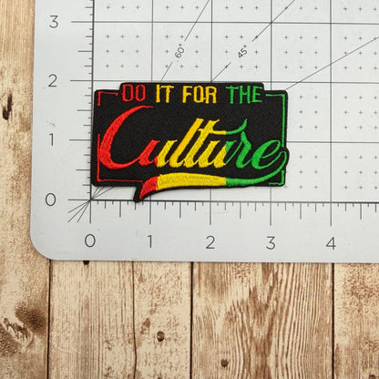 Do It For The Culture Square Iron On Patch
