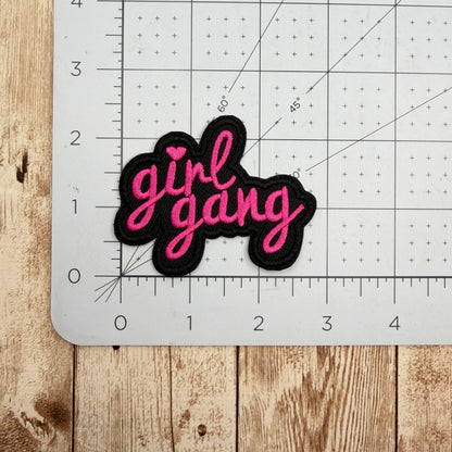 Girl Gang Iron On Patch