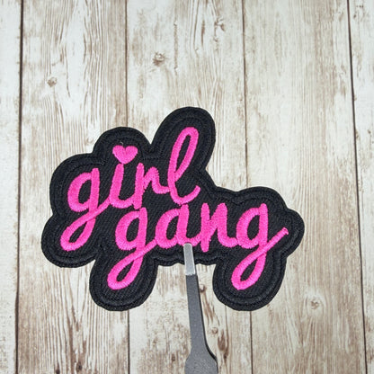 Girl Gang Iron On Patch
