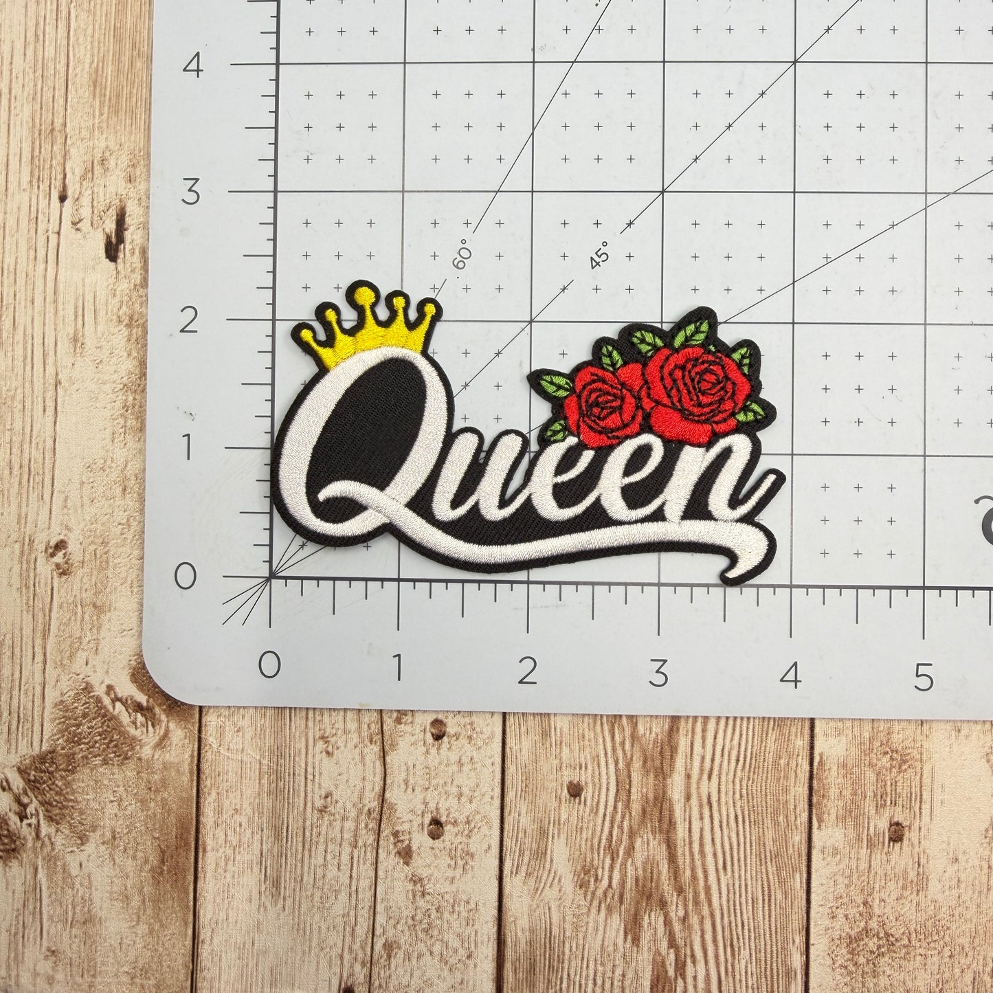 Queen Iron On Patch