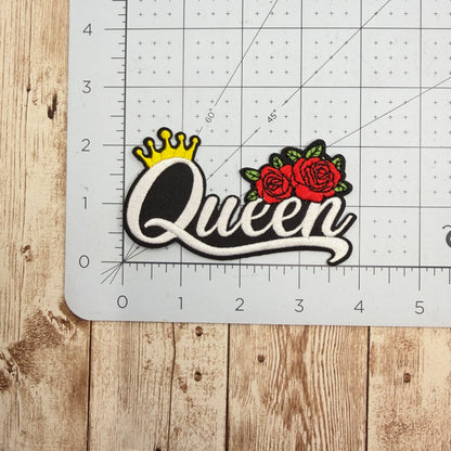 Queen Iron On Patch