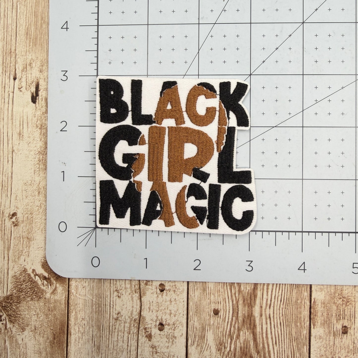 Black Girl Magic Iron On Patch