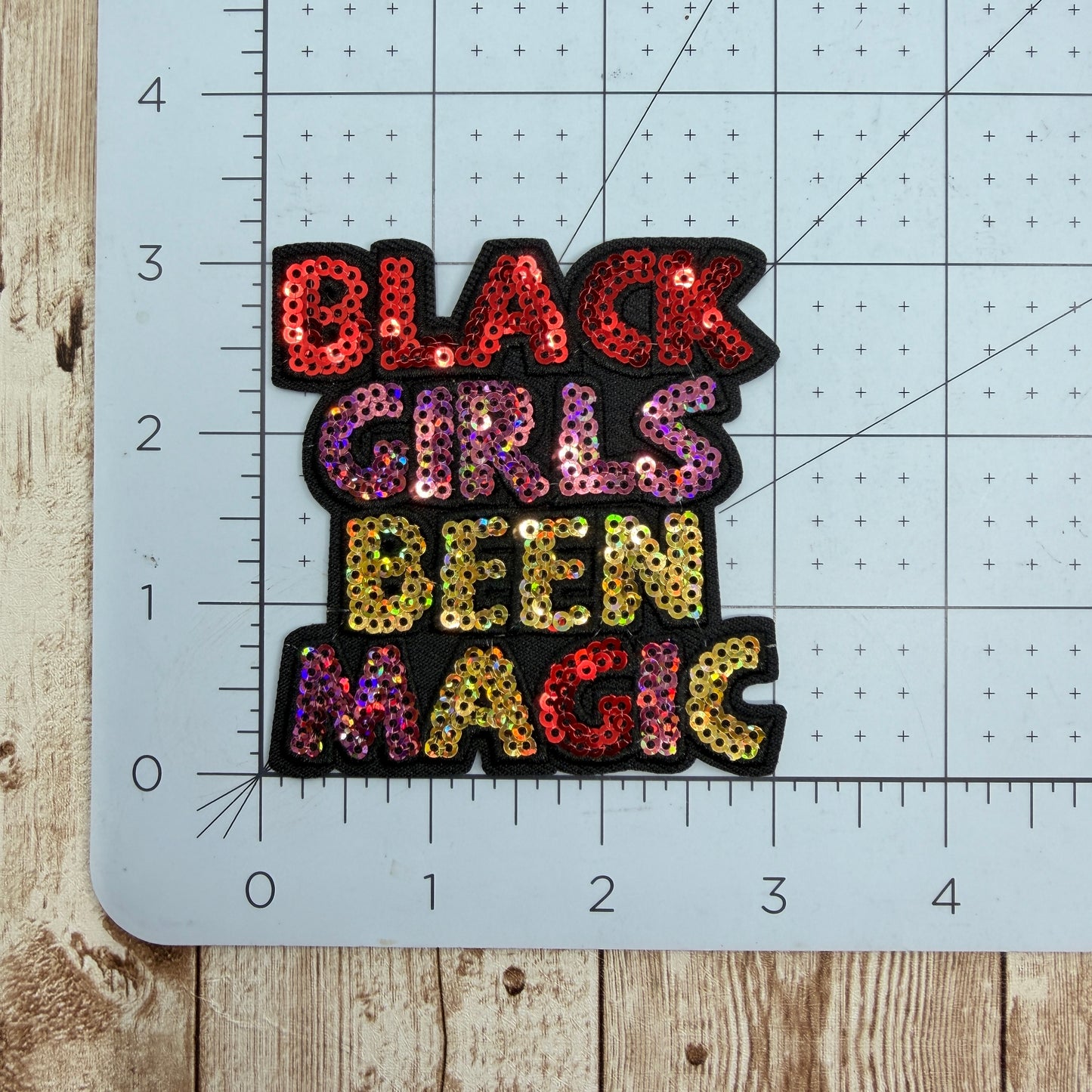 Black Girls Been Magic Iron On Patch