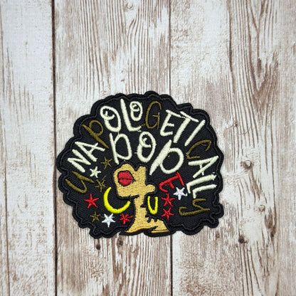 Unapologetically Dope - Pink Iron On Patch