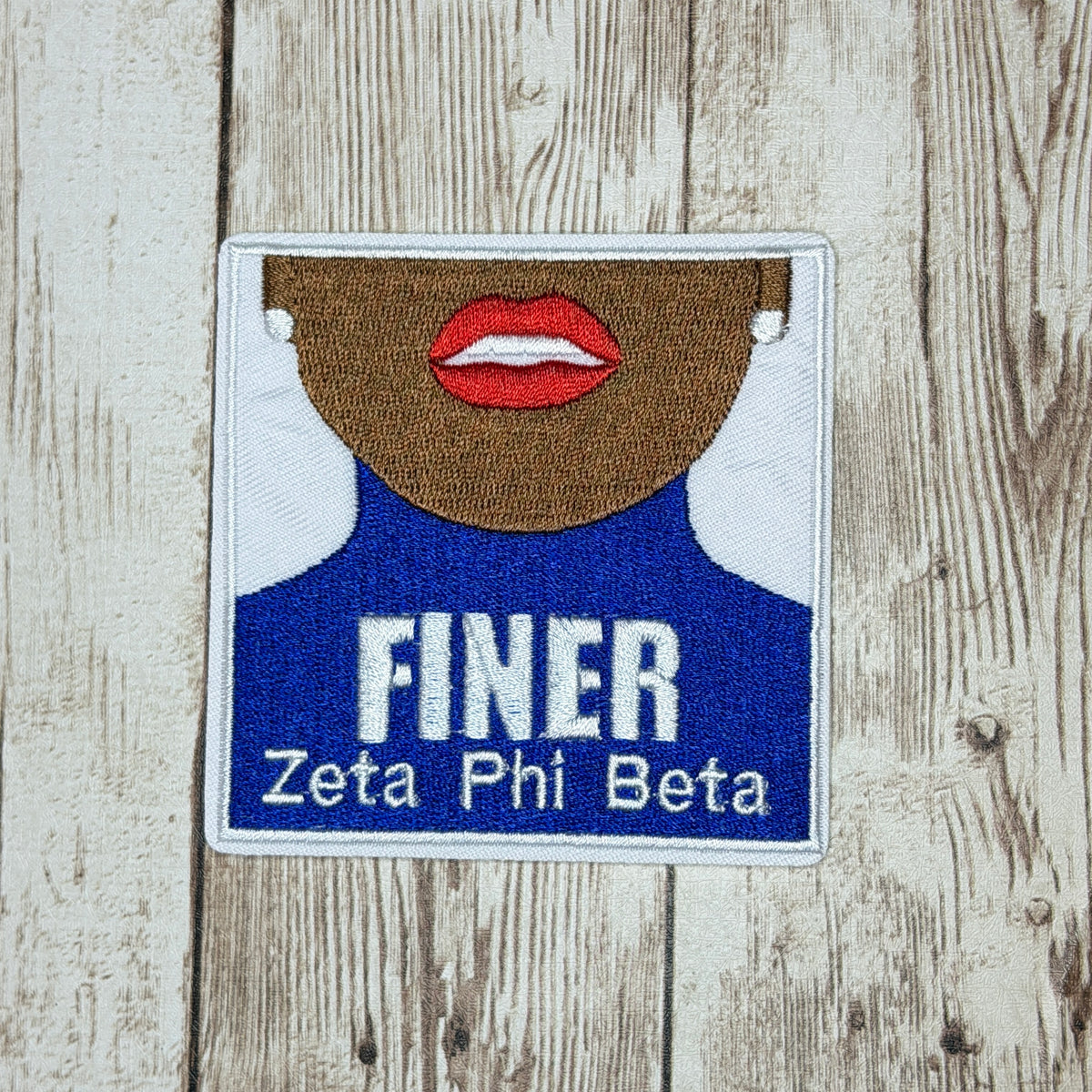 Finer Face Silhouette Iron on Patch