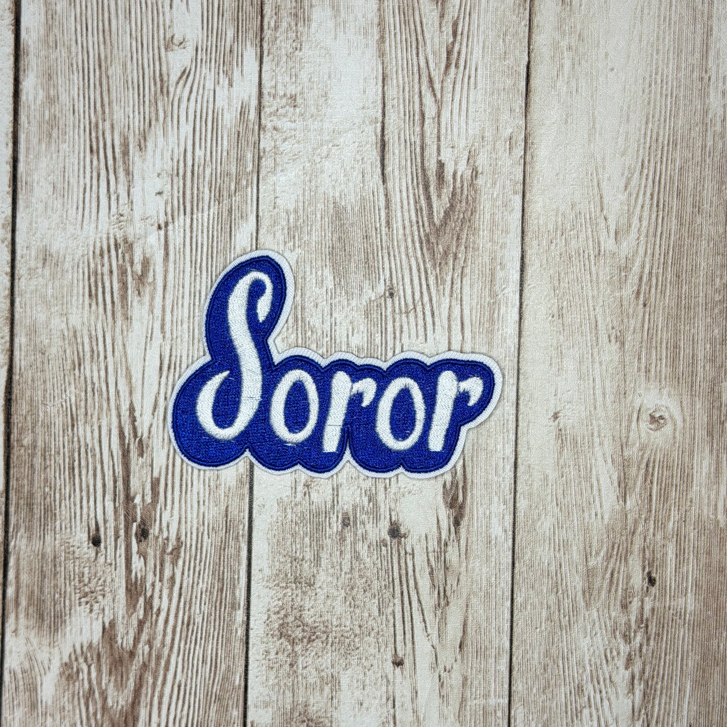 Zeta Soror Iron On Patch - Two Styles
