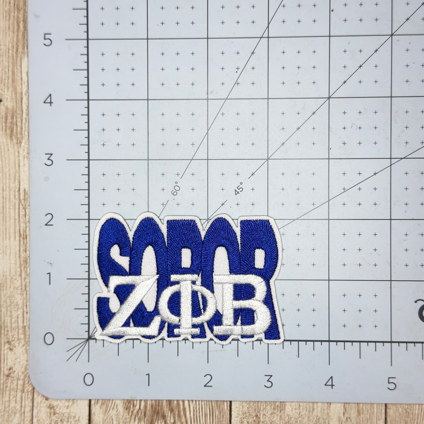 Zeta Soror Iron On Patch - Two Styles